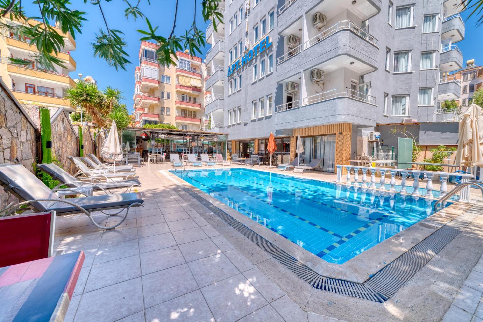 Kleopatra Icaria Apart Hotel Alanya Eksteriør bilde